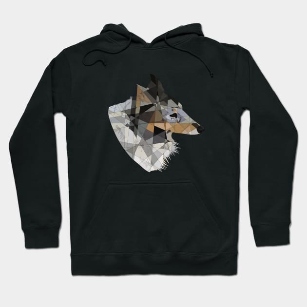 Rough Collie Hoodie by Blacklightco